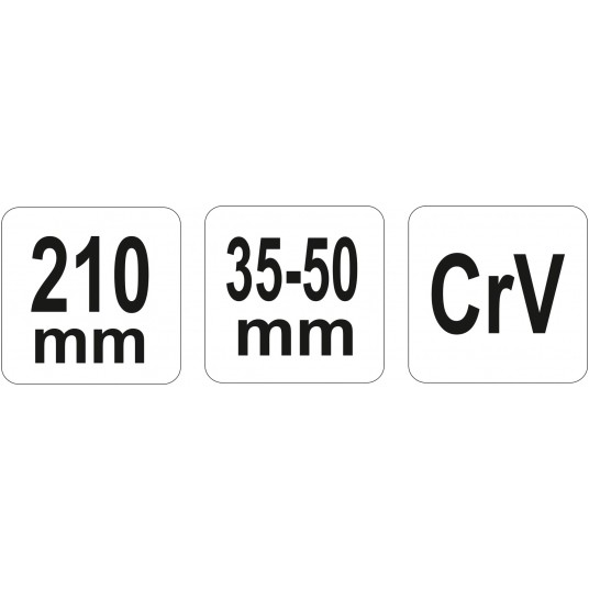 KLUCZ HAKOWY Z NOSKIEM PRZEGUB. 35-50MM -zdjęcie numer 3
