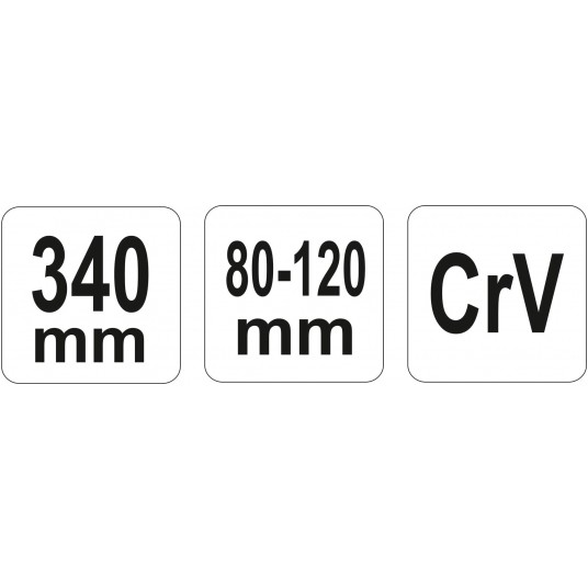 KLUCZ HAKOWY Z NOSKIEM PRZEGUB. 80-120MM -zdjęcie numer 3