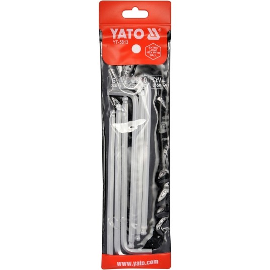 KLUCZ IMBUS EXTRA DŁUGI KULKA 8,0MM 6SZT -zdjęcie numer 1