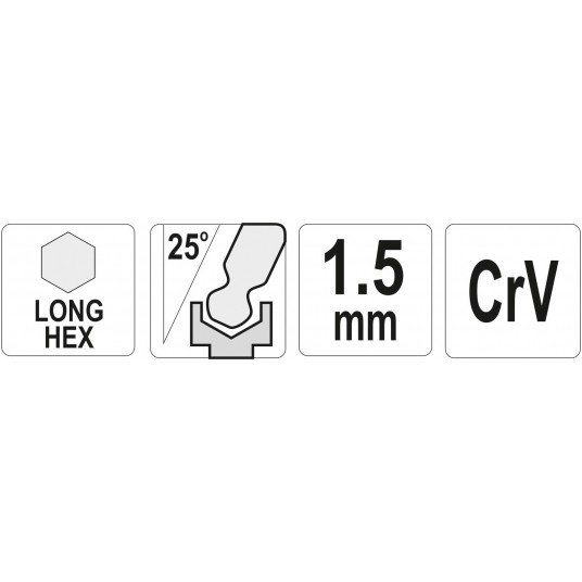 KLUCZ IMBUSOWY Z KULKĄ DŁUGI 1,5 MM -zdjęcie numer 3