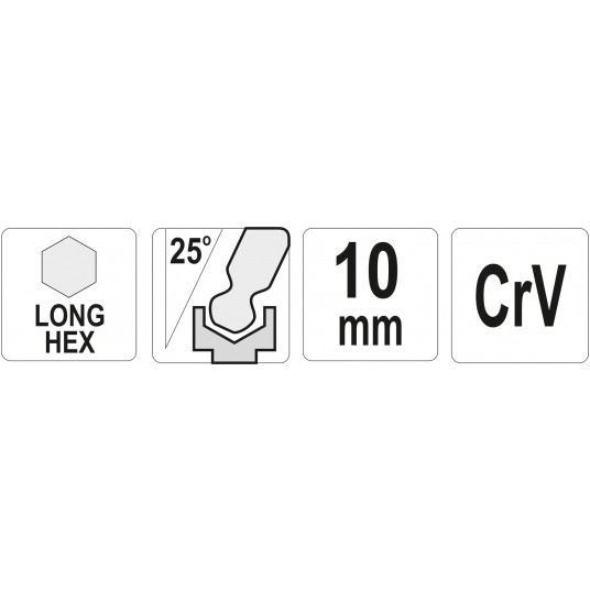 KLUCZ IMBUSOWY Z KULKĄ DŁUGI 10,0 MM -zdjęcie numer 1