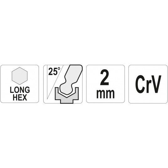 KLUCZ IMBUSOWY Z KULKĄ DŁUGI 2,0 MM -zdjęcie numer 1