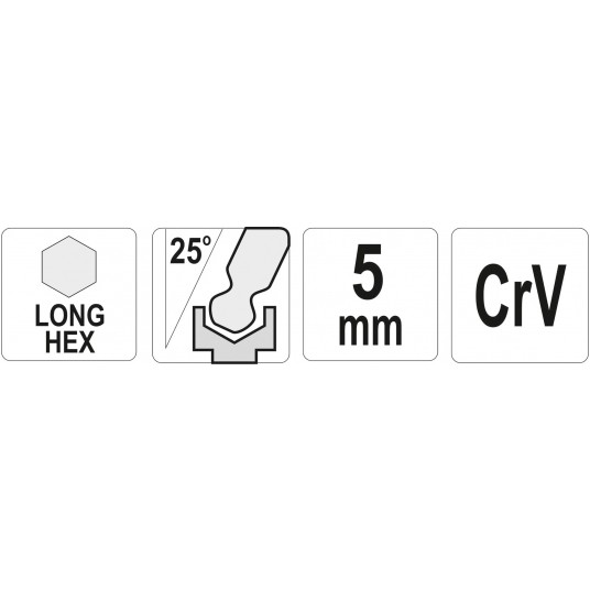 KLUCZ IMBUSOWY Z KULKĄ DŁUGI 5,0 MM -zdjęcie numer 2