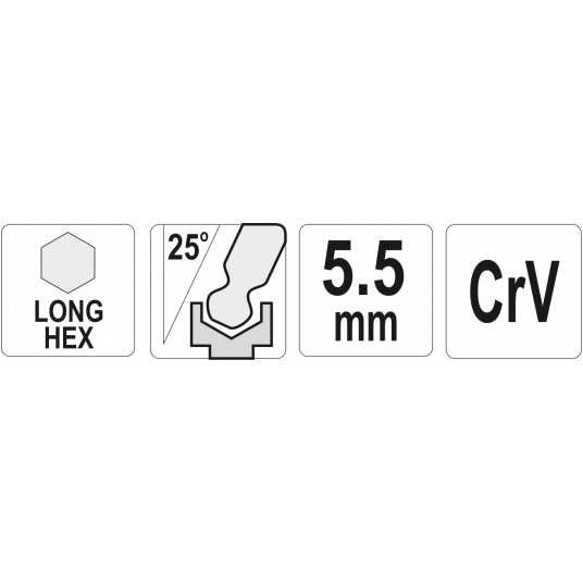 KLUCZ IMBUSOWY Z KULKĄ DŁUGI 5,5 MM -zdjęcie numer 1