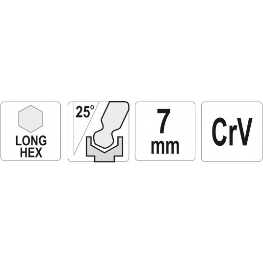 KLUCZ IMBUSOWY Z KULKĄ DŁUGI 7,0 MM -zdjęcie numer 1