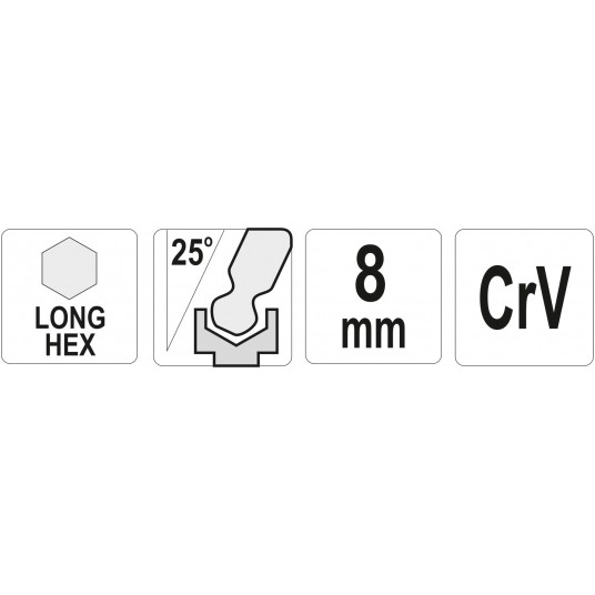 KLUCZ IMBUSOWY Z KULKĄ DŁUGI 8,0 MM -zdjęcie numer 4