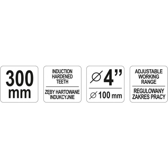 KLUCZ ŁAŃCUCHOWY 300MM -zdjęcie numer 3