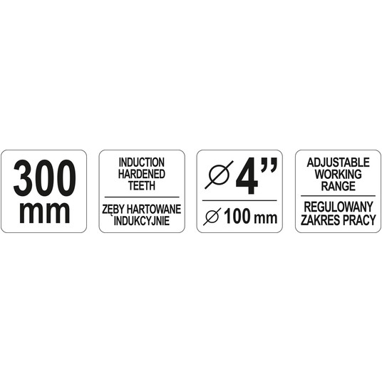 KLUCZ ŁAŃCUCHOWY 300MM -zdjęcie numer 3