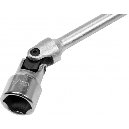 KLUCZ NASADOWY Z PRZEGUBEM TYPU T 17MM -zdjęcie numer 2