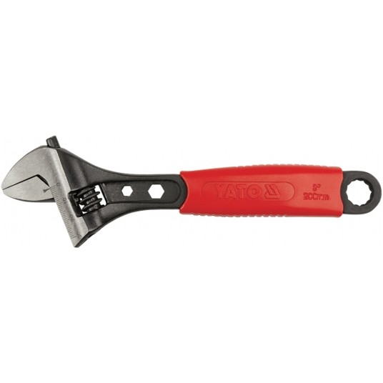 KLUCZ NASTAWNY 150MM Cr-V PLAST. RĄCZKA -zdjęcie numer 1