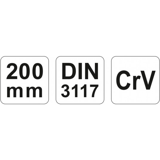 KLUCZ NASTAWNY 200MM Cr-V PLAST. RĄCZKA -zdjęcie numer 2