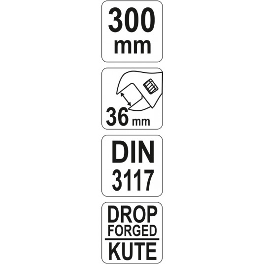 KLUCZ NASTAWNY 300MM -zdjęcie numer 1