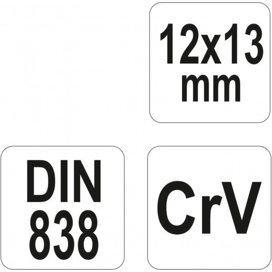 KLUCZ OCZKOWY-ODGIĘTY 12X13MM -zdjęcie numer 4