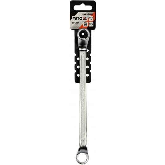 KLUCZ OCZKOWY-ODGIĘTY 14X15MM -zdjęcie numer 3