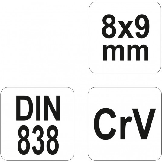 KLUCZ OCZKOWY-ODGIĘTY 8X9MM -zdjęcie numer 4