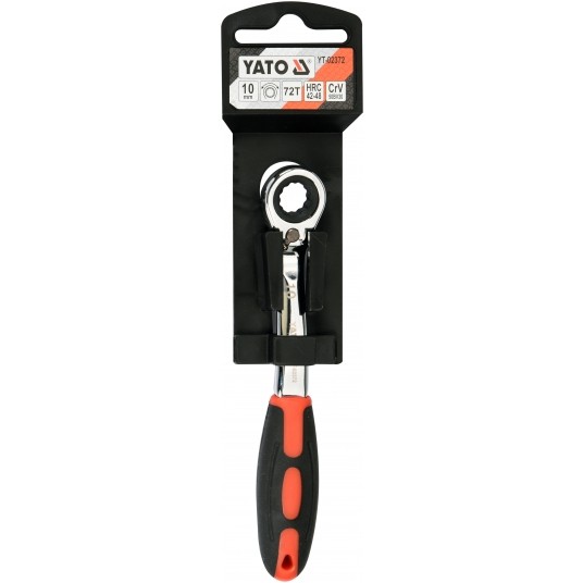 KLUCZ OCZKOWY ODGIĘTY Z GRZECHOTKĄ 10MM -zdjęcie numer 3