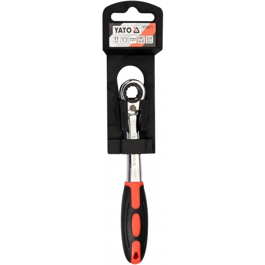 KLUCZ OCZKOWY ODGIĘTY Z GRZECHOTKĄ 11MM -zdjęcie numer 3