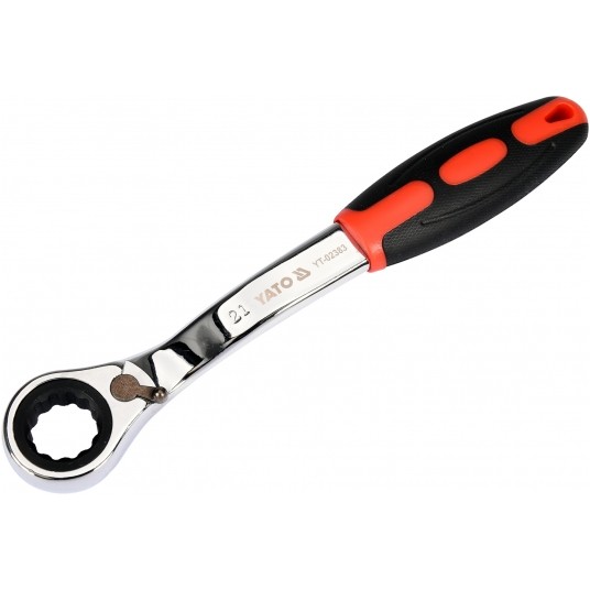 KLUCZ OCZKOWY ODGIĘTY Z GRZECHOTKĄ 21MM -zdjęcie numer 2