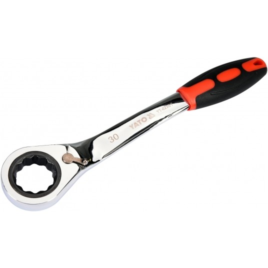 KLUCZ OCZKOWY ODGIĘTY Z GRZECHOTKĄ 30MM -zdjęcie numer 2