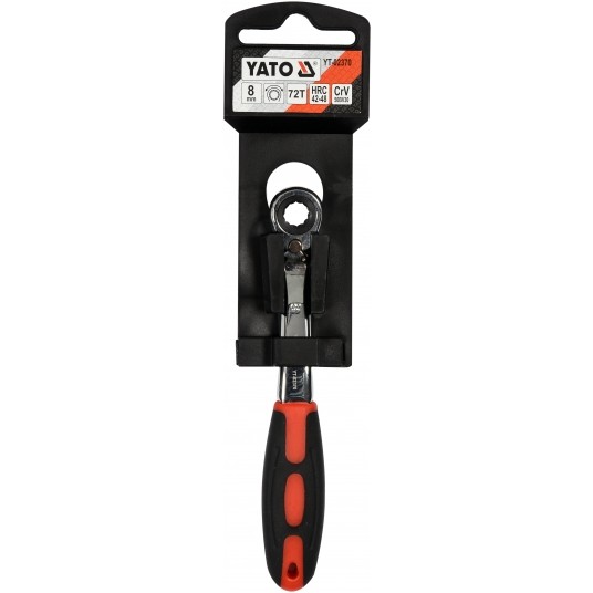 KLUCZ OCZKOWY ODGIĘTY Z GRZECHOTKĄ 8MM -zdjęcie numer 3