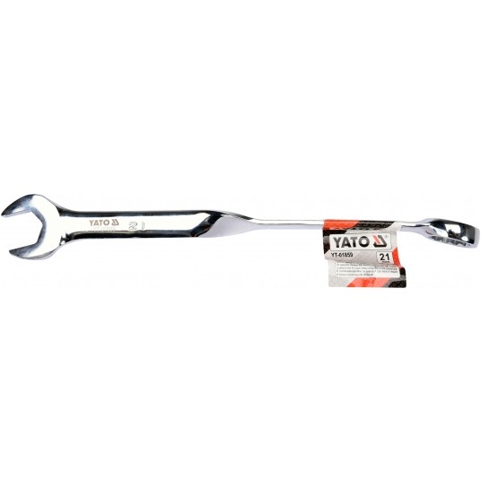 KLUCZ PŁASKO-OCZKOWY SKRĘCONY 21MM -zdjęcie numer 3