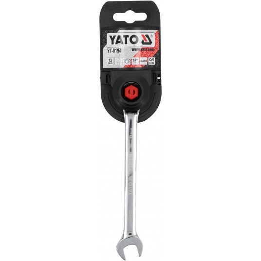 KLUCZ PŁASKO-OCZKOWY Z GRZECHOTKĄ 13MM -zdjęcie numer 3