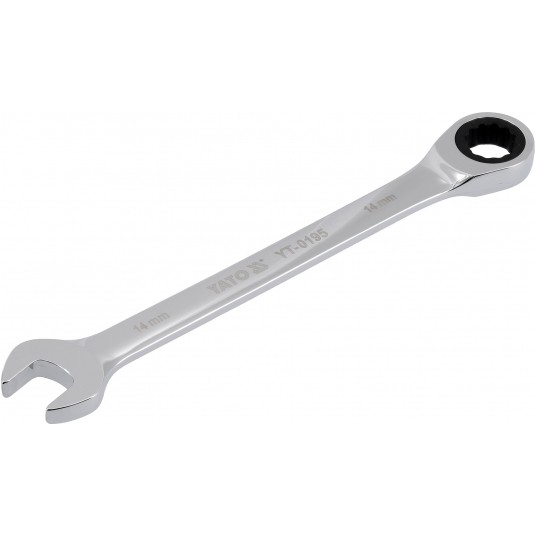 KLUCZ PŁASKO-OCZKOWY Z GRZECHOTKĄ 14MM -zdjęcie numer 2