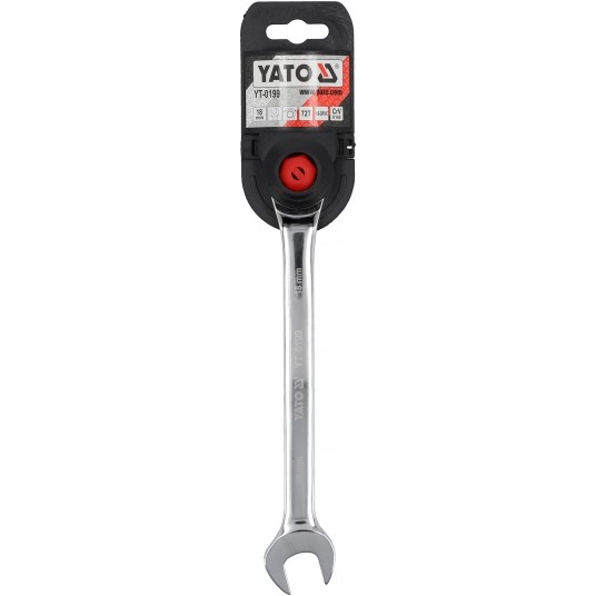 KLUCZ PŁASKO-OCZKOWY Z GRZECHOTKĄ 18MM -zdjęcie numer 3