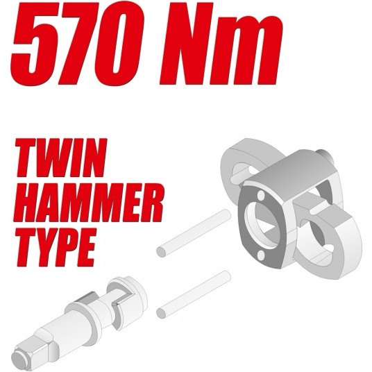 KLUCZ PNEUMATYCZNY 1/2'' 570NM -zdjęcie numer 5