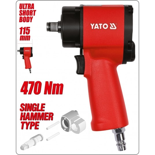 KLUCZ PNEUMATYCZNY 1/2" MINI 470Nm -zdjęcie numer 6