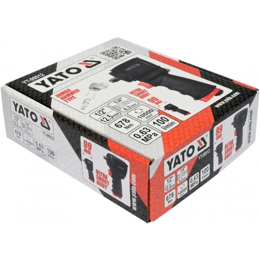 KLUCZ PNEUMATYCZNY 1/2" MINI 678 Nm -zdjęcie numer 5