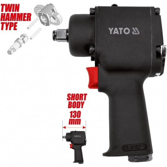 KLUCZ PNEUMATYCZNY 1/2" MINI 680Nm -zdjęcie numer 6