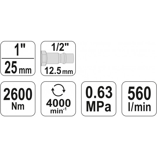 KLUCZ PNEUMATYCZNY 1'' 2600Nm -zdjęcie numer 2