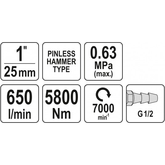 KLUCZ PNEUMATYCZNY 1" 5800 Nm -zdjęcie numer 4