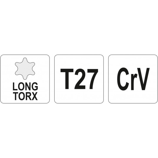KLUCZ TORX DŁUGI T27 -zdjęcie numer 1
