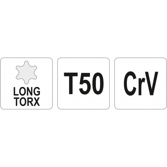 KLUCZ TORX DŁUGI T50 -zdjęcie numer 1