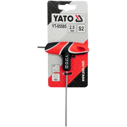 KLUCZ TRZP HEX(KULKA) Z RĘKOJEŚCIĄ 2.5MM -zdjęcie numer 2