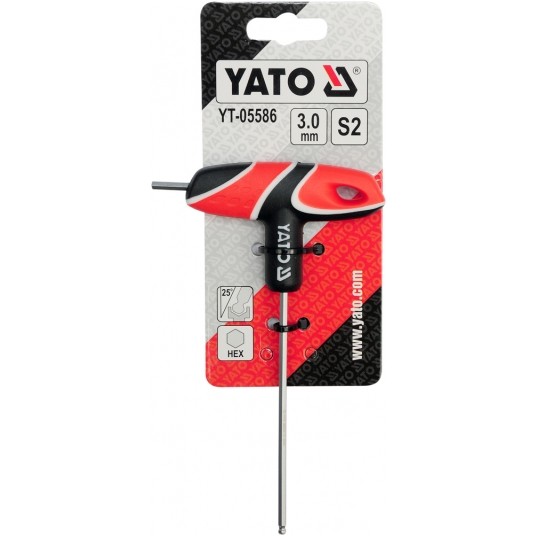 KLUCZ TRZP HEX (KULKA) Z RĘKOJEŚCIĄ 3MM -zdjęcie numer 2