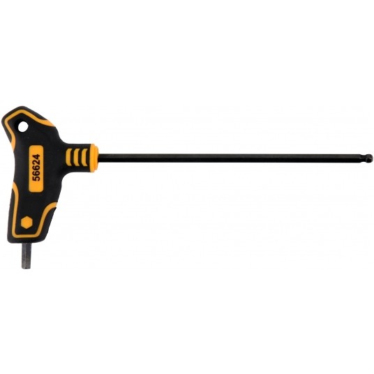 KLUCZ TRZP HEX(KULKA) Z RĘKOJEŚCIĄ 5.0MM -zdjęcie numer 1