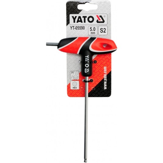 KLUCZ TRZP HEX (KULKA) Z RĘKOJEŚCIĄ 5MM -zdjęcie numer 2