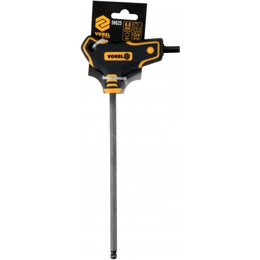 KLUCZ TRZP HEX(KULKA) Z RĘKOJEŚCIĄ 6.0MM -zdjęcie numer 2
