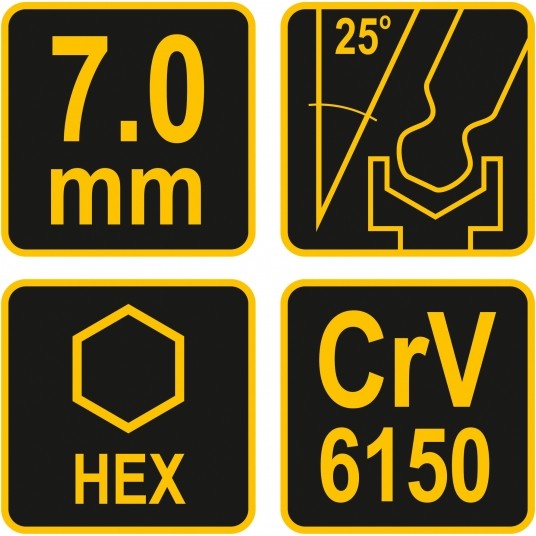 KLUCZ TRZP HEX(KULKA) Z RĘKOJEŚCIĄ 7.0MM -zdjęcie numer 3