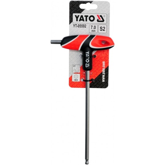 KLUCZ TRZP HEX (KULKA) Z RĘKOJEŚCIĄ 7MM -zdjęcie numer 2