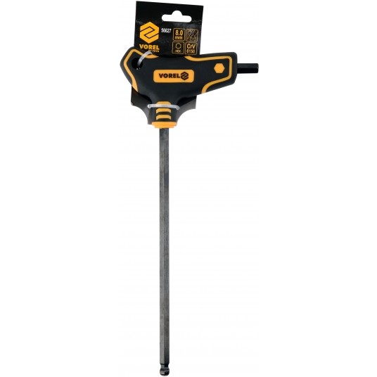 KLUCZ TRZP HEX(KULKA) Z RĘKOJEŚCIĄ 8.0MM -zdjęcie numer 2