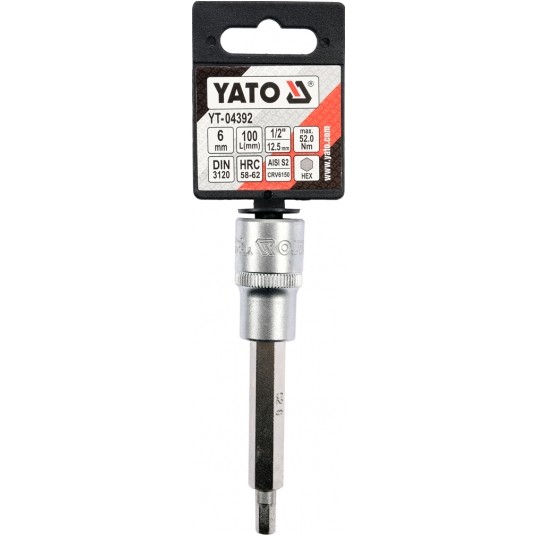 KLUCZ TRZPIENIOWY HEX 1/2" 6MM L100MM -zdjęcie numer 3