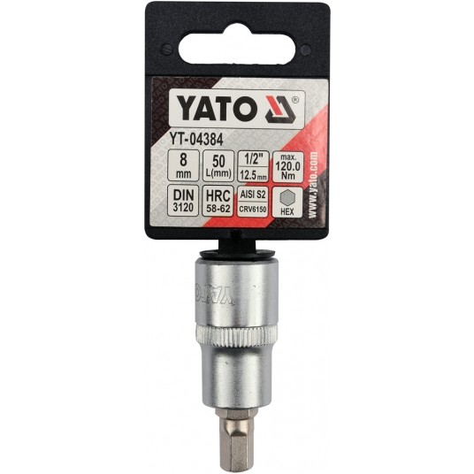 KLUCZ TRZPIENIOWY HEX 1/2" 8MM L55MM -zdjęcie numer 3