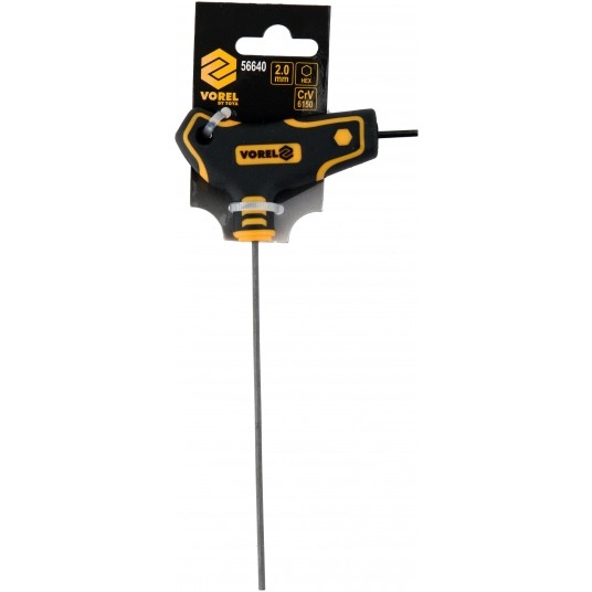 KLUCZ TRZPIENIOWY HEX Z RĘKOJEŚCIĄ 2.0MM -zdjęcie numer 3