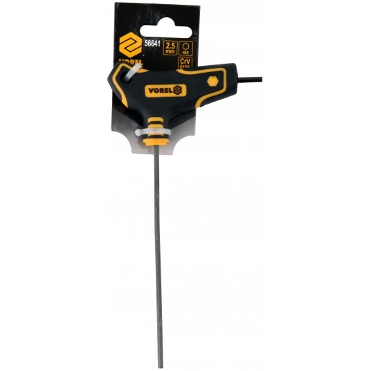 KLUCZ TRZPIENIOWY HEX Z RĘKOJEŚCIĄ 2.5MM -zdjęcie numer 2