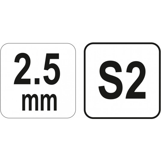 KLUCZ TRZPIENIOWY HEX Z RĘKOJEŚCIĄ 2.5MM -zdjęcie numer 3