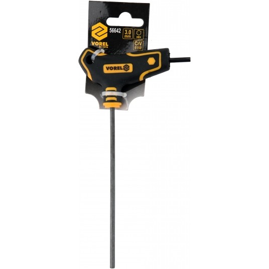 KLUCZ TRZPIENIOWY HEX Z RĘKOJEŚCIĄ 3.0MM -zdjęcie numer 2